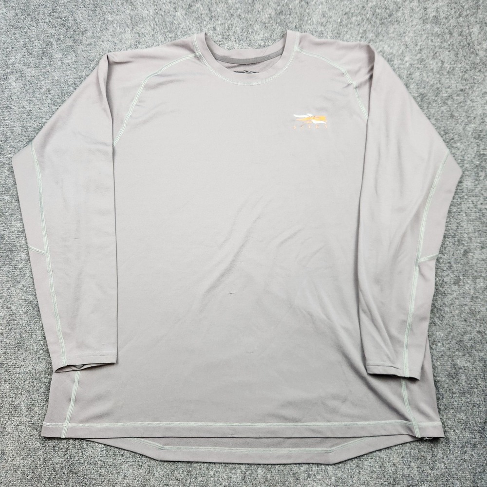 Sitka Core Light Weight Shirt Mens 3XL Gray Performance Base Layer Hunting 10033